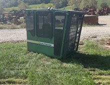 John Deere 437C loader cab