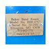 2021 Baker C-4 HEAD Band Resaw